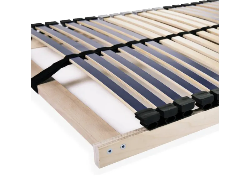 Sommier à lattes avec 42 lattes 7 zones 90 x 200 cm