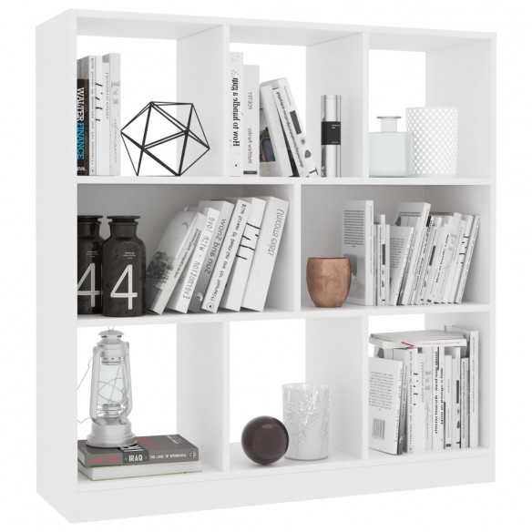 Bibliothèque Blanc 97,5x29,5x100 cm 
