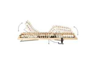 Sommier à lattes électrique avec 28 lattes 7 zones 80x200 cm 2