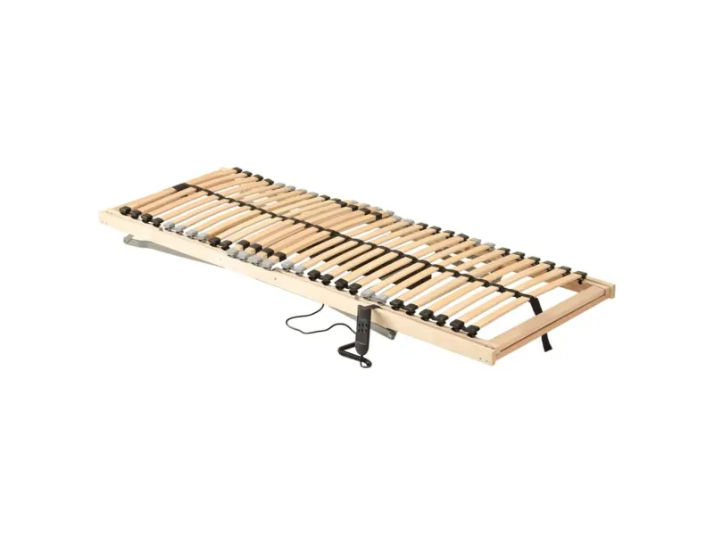 Sommier à lattes électrique avec 28 lattes 7 zones 80x200 cm