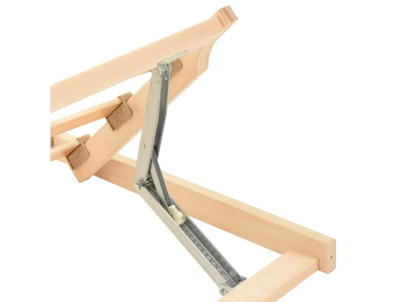 Sommier à lattes 13 lattes tête de lit réglable 70x200 cm