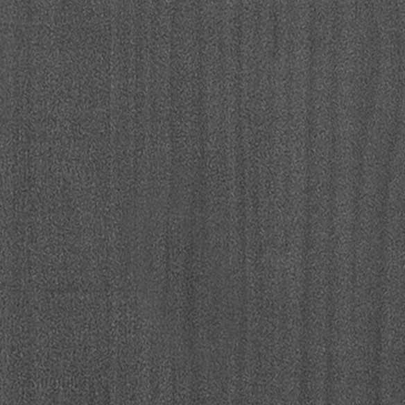 Bibliothèque à 2 niveaux Gris 100x30x70 cm Bois de pin massif