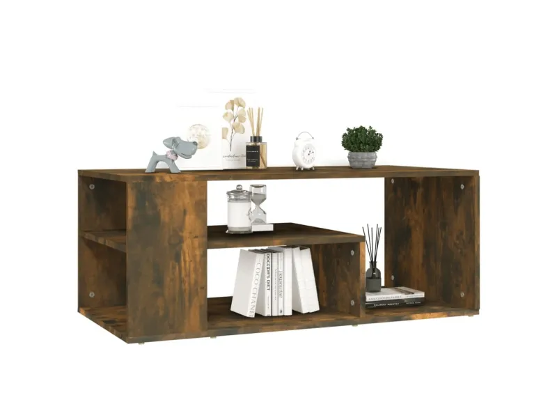 Table basse Chêne fumé 100x50x40 cm 