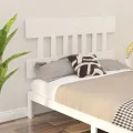 Tête de lit Blanc 123,5x3x81 cm Bois massif de pin
