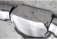 Trophée mural 125 cm Tête de taureau argenté