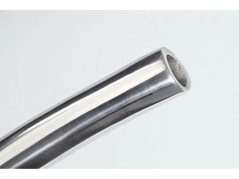 Vase décoratif 106 cm en boucle teinté argenté