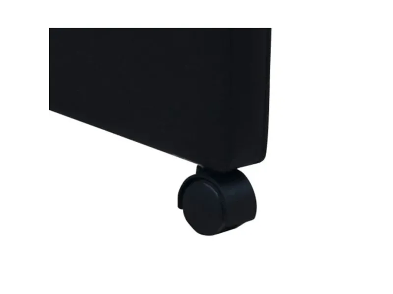 Chaises à manger lot de 2 noir similicuir