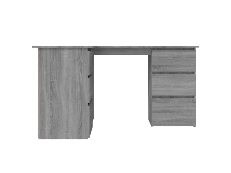 Bureau d'angle Sonoma gris 145x100x76 cm 