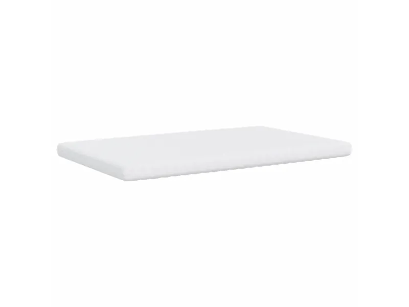 Matelas en mousse blanc 140x200 cm 7 zones dureté 20 ILD