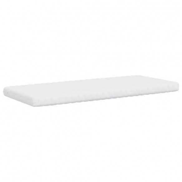Matelas en mousse 2 pcs blanc 90x200 cm 7 zones dureté 20 ILD
