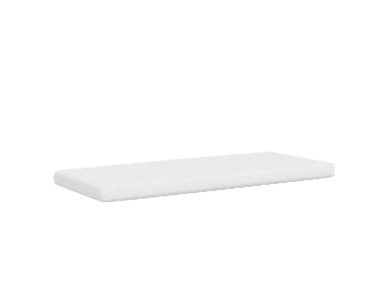 Matelas en mousse 2 pcs blanc 90x190 cm 7 zones dureté 20 ILD