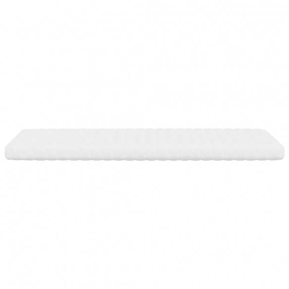 Matelas en mousse 2 pcs blanc 90x190 cm 7 zones dureté 20 ILD