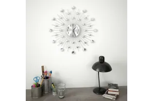 Horloge murale avec mouvement à quartz Design moderne 50 cm 2
