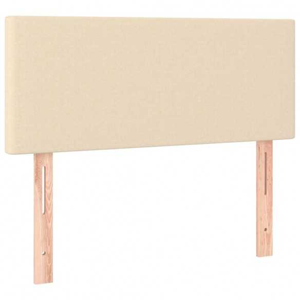 Tête de lit Crème 90x5x78/88 cm Tissu