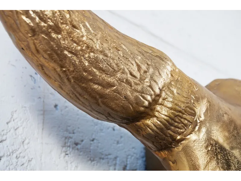 Déco tête de taureau Matador 56cm mosaïque dorée