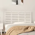 Tête de lit murale Blanc 146x3x63 cm Bois massif de pin