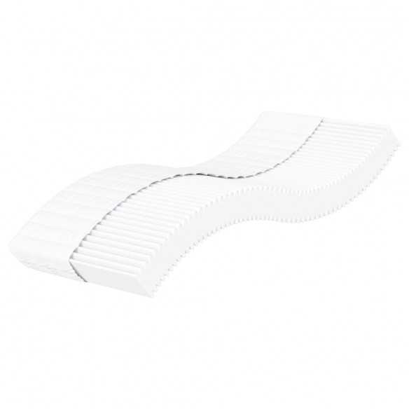 Matelas en mousse blanc 90x200 cm dureté H2 H3