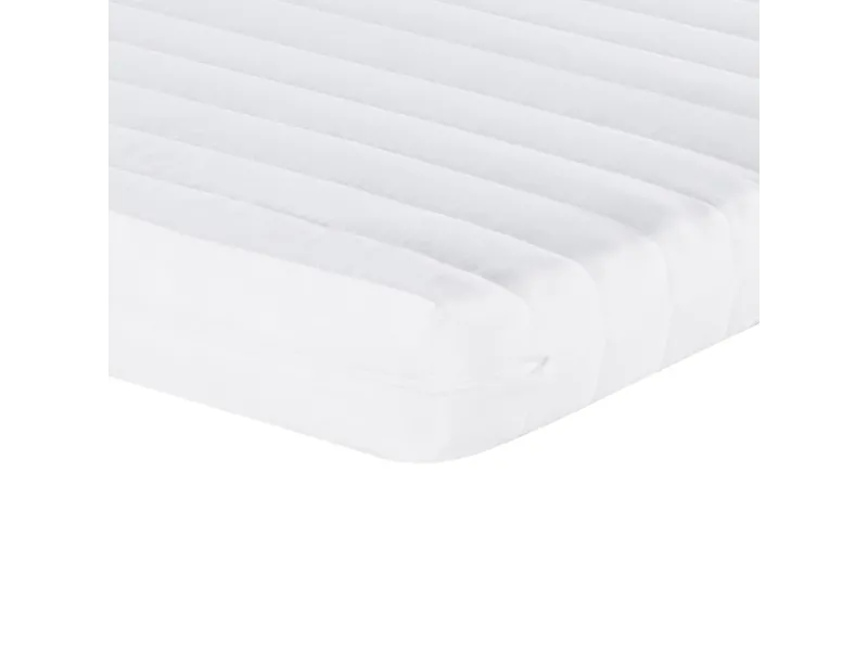 Matelas en mousse blanc 160x200 cm 7 zones dureté 20 ILD