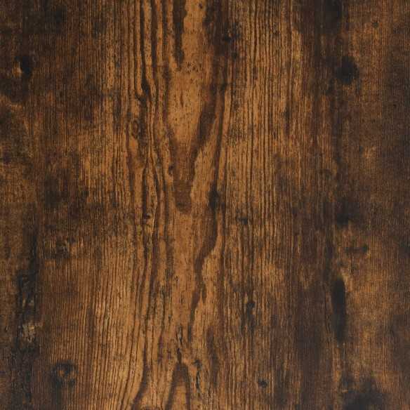 Étagère à chaussures chêne fumé 60x30x45 cm bois d'ingénierie