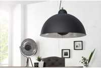 Lampe suspension design coloris noir et doré