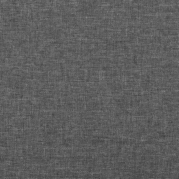 Tête de lit avec oreilles Gris foncé 103x16x118/128 cm Tissu