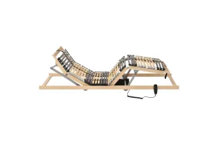 Sommier à lattes électrique avec 42 lattes 7 zones 70x200 cm 2