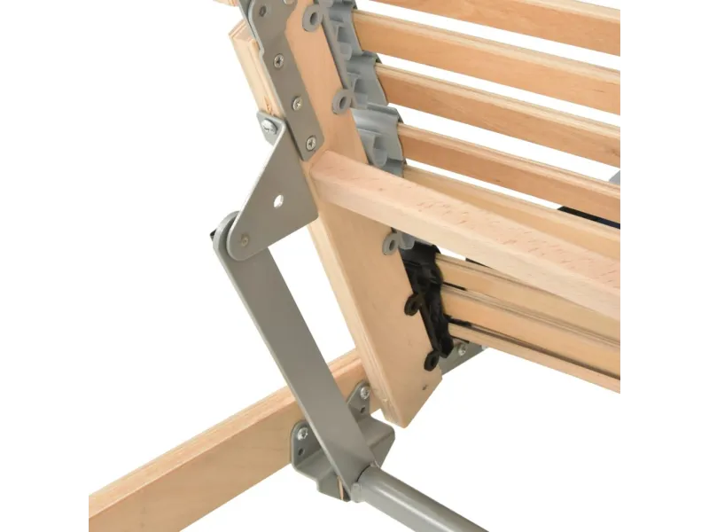 Sommier à lattes électrique avec 42 lattes 7 zones 70x200 cm