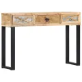 Table console 110 x 30 x 76 cm Bois de manguier massif