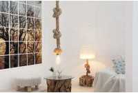 Lampe suspension design coloris naturel