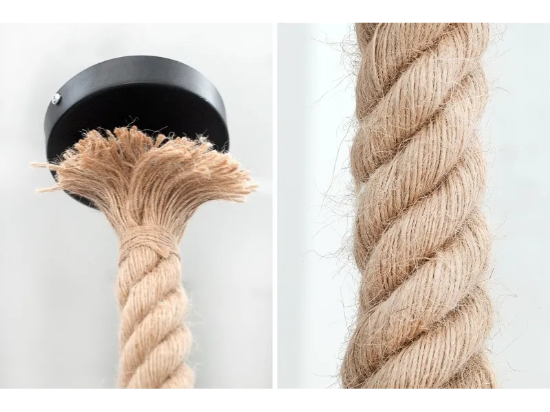 Lampe suspension design coloris naturel