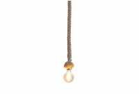 Lampe suspension design coloris naturel