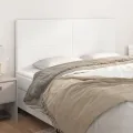 Têtes de lit 4 pcs Blanc 100x5x78/88 cm Similicuir