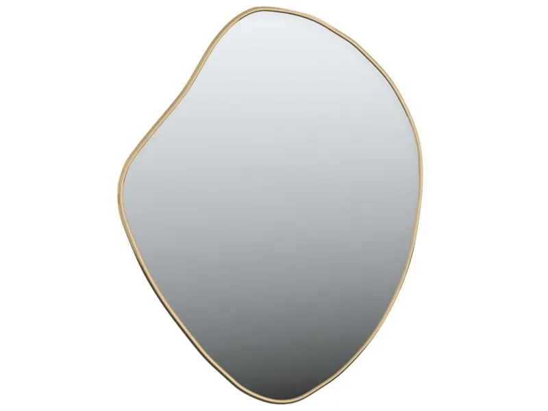 Miroir mural Doré 60x50 cm