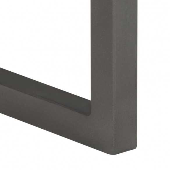 Chaises à manger cantilever lot de 2 marron cuir véritable