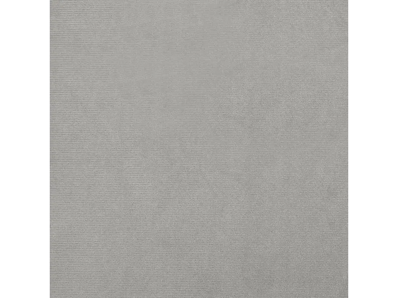 Fauteuil cabriolet gris clair velours