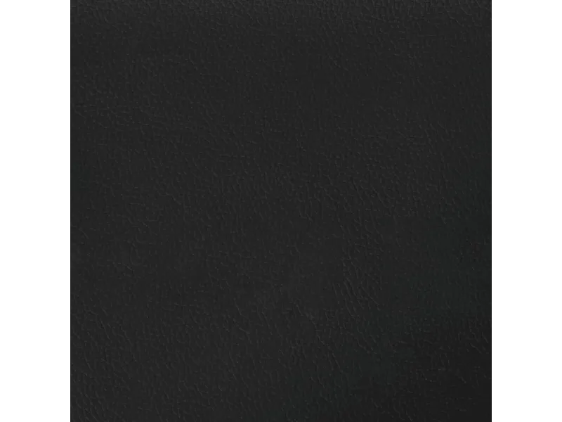 Fauteuil inclinable de massage avec repose-pied noir similicuir