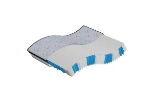 Matelas à ressorts ensachés moyen plus 140x200 cm