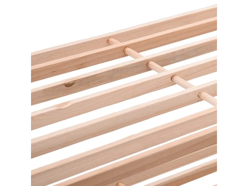 Range-chaussures à 3 étagères Bois de sapin solide