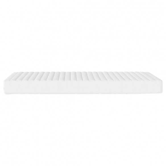 Matelas en mousse blanc 140x190 cm dureté H2 H3