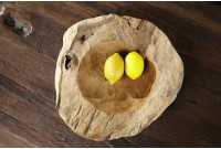 Corbeille de fruit naturel 30 cm en bois massif