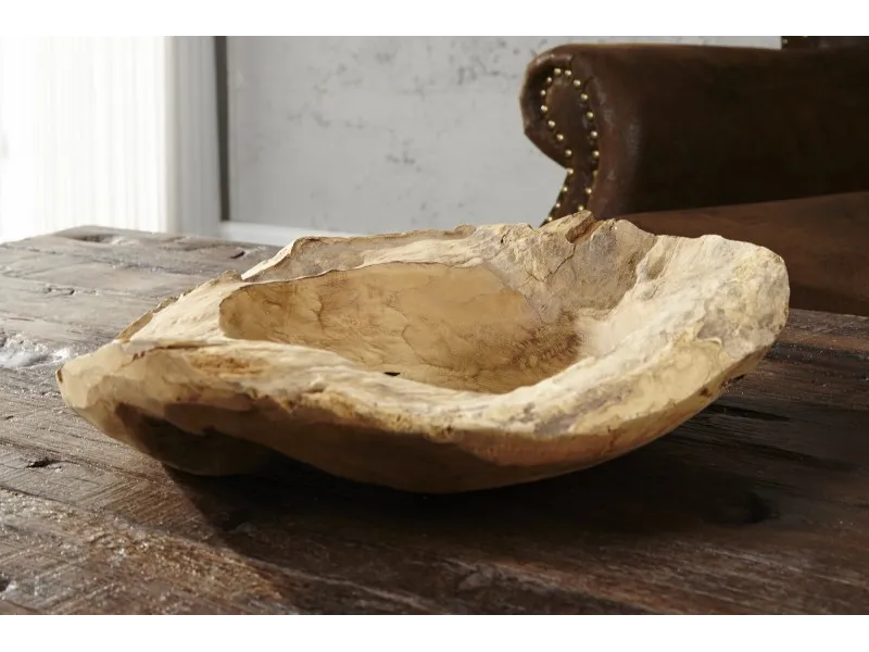 Corbeille de fruit naturel 30 cm en bois massif