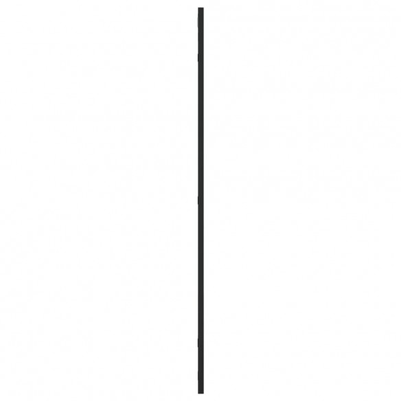 Miroir mural noir 60x100 cm rectangulaire fer