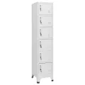 Armoire à casiers Gris clair 38x40x180 cm Acier
