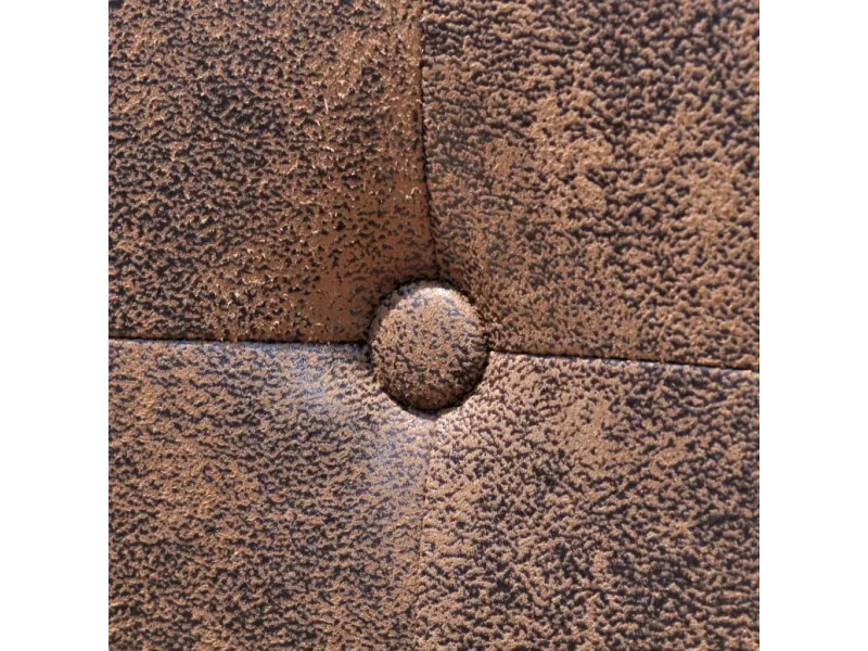 Chaises à manger lot de 2 marron similicuir