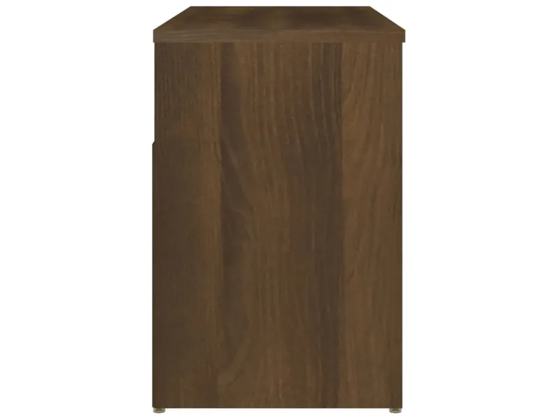 Banc à chaussures Chêne marron 80x30x45 cm Bois d'ingénierie
