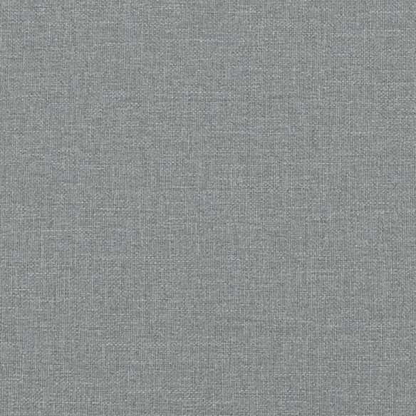 Canapé-lit à 2 places avec repose-pied gris clair tissu