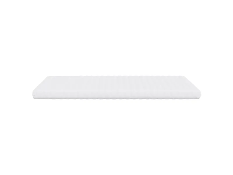 Matelas en mousse blanc 140x190 cm 7 zones dureté 20 ILD