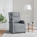 Fauteuil inclinable Gris clair Tissu