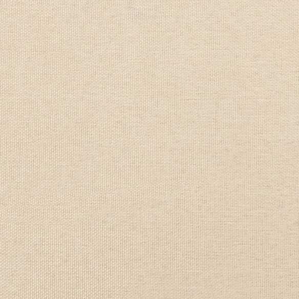Tête de lit avec oreilles Crème 93x23x118/128 cm Tissu