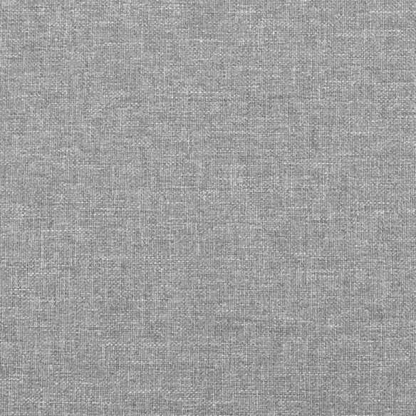 Tête de lit avec oreilles Gris clair 93x23x118/128 cm Tissu